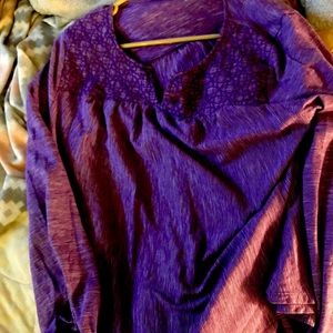 Croft and Barrow Purple Tunic